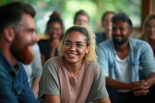 Smiling woman